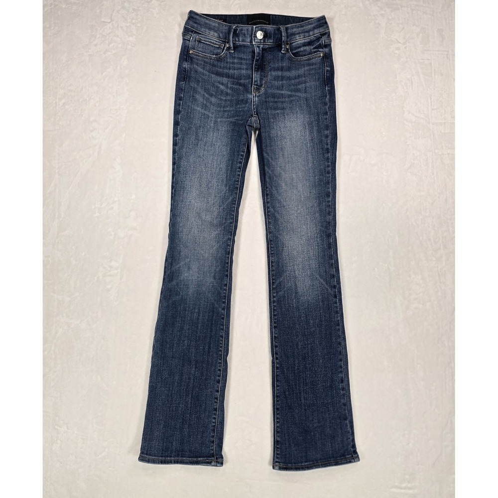 WHBM White House Black Market Slim Boot Mid-Rise Jeans Blue Size 00